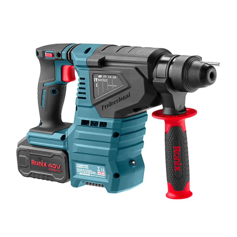 40V-Brushless-Cordless-Rotary-Hammer-Kit-2.4-28-mm view 2