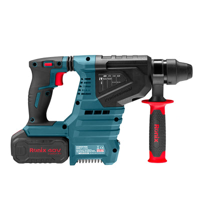 40V-Brushless-Cordless-Rotary-Hammer-Kit-2.4-28-mm view 4