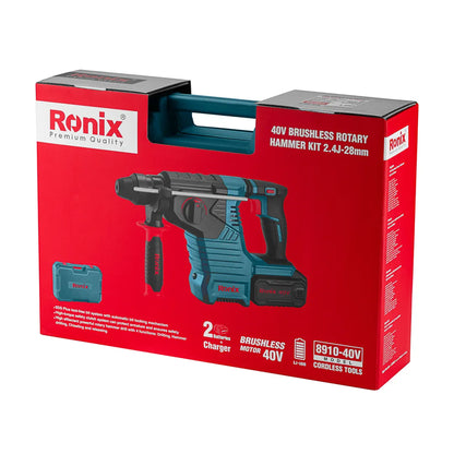 40V-Brushless-Cordless-Rotary-Hammer-Kit-2.4-28-mm view 13