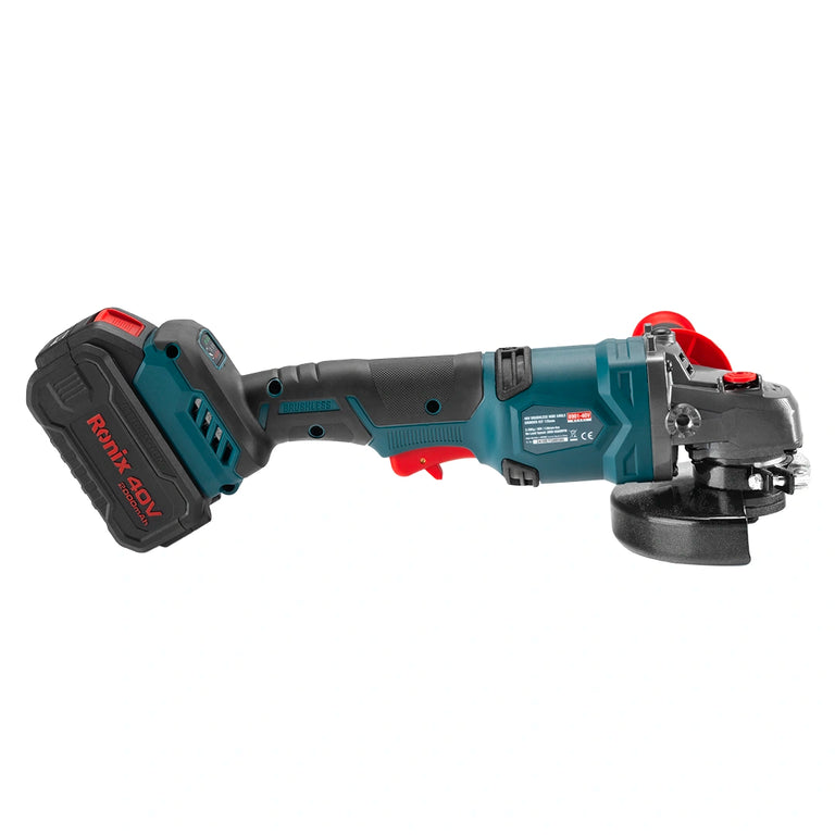 40v-Brushless-Cordless-mini-angle-grinder-kit-125mm view 3